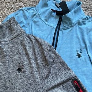 Spyder NEVER WORN quarter zip bundle - Mens (M)